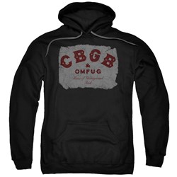 Cbgb - Mens Crumbled Logo Pullover Hoodie