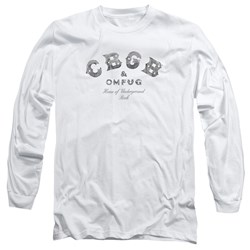 Cbgb - Mens Club Logo Long Sleeve T-Shirt