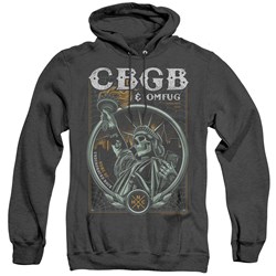 Cbgb - Mens Liberty Skull Hoodie