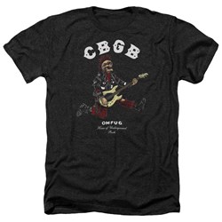 Cbgb - Mens Skull Jump Heather T-Shirt