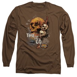 Survivor - Mens Time To Go Long Sleeve Shirt In Coffee