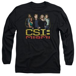 Csi: Miami - Mens The Cast In Black Long Sleeve Shirt In Black