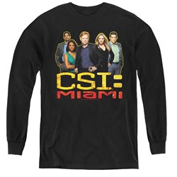 Csi:Miami - Youth The Cast In Black Long Sleeve T-Shirt