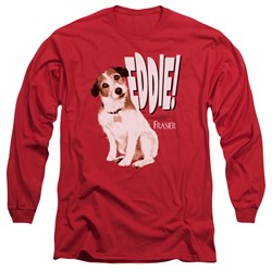 Frasier - Mens Eddie Long Sleeve Shirt In Red