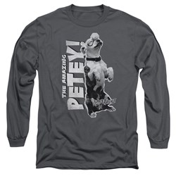 Little Rascals - Mens Amazing Petey Long Sleeve Shirt In Charcoal