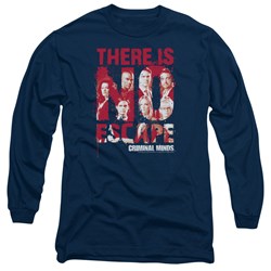 Criminal Minds - Mens No Escape Long Sleeve Shirt In Navy