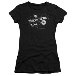 Cbs - Twilight Zone / Another Dimension Juniors T-Shirt In Black
