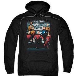 Star Trek - Mens 25Th Anniversary Crew Hoodie