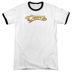 Cheers - Mens Cheers Logo Ringer T-Shirt In White/Black
