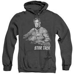 Star Trek - Mens Kirk Words Hoodie