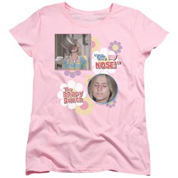 Cbs - Brady Bunch / Oh, My Nose! Womens T-Shirt In Pink