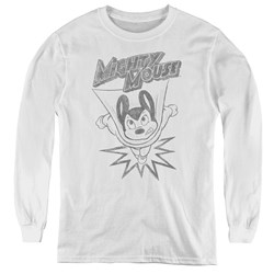 Mighty Mouse - Youth Bursting Out Long Sleeve T-Shirt