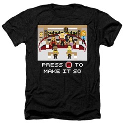 Star Trek - Mens Make It So Pixel Heather T-Shirt