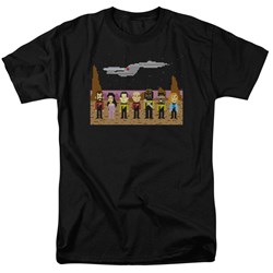 Star Trek - Mens Tng Trexel Crew T-Shirt In Black
