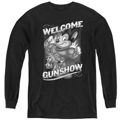 Mighty Mouse - Youth Mighty Gunshow Long Sleeve T-Shirt