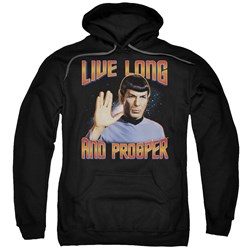 Star Trek: The Original Series - Mens Live Long And Prosper Hoodie