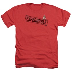 Star Trek - Mens Expendable T-Shirt In Red