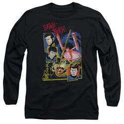 Star Trek - Mens Eye Of The Storm Long Sleeve Shirt In Black