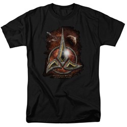 Star Trek - Mens Klingon Crest T-Shirt In Black