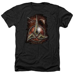 Star Trek - Mens Klingon Crest Heather T-Shirt