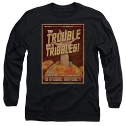 Star Trek - Mens Tribbles: The Movie Long Sleeve Shirt In Black