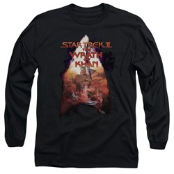 Star Trek - Mens Twok Poster Long Sleeve Shirt In Black