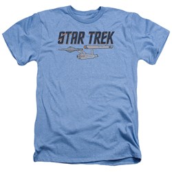 Star Trek - Mens Entreprise Logo Heather T-Shirt