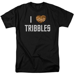 Star Trek - Mens I Heart Tribbles T-Shirt In Black