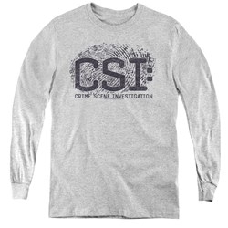 Csi - Youth Distressed Logo Long Sleeve T-Shirt