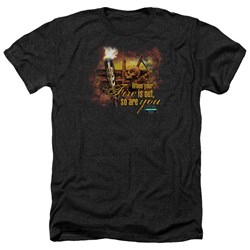 Survivor - Mens Fires Out Heather T-Shirt