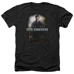 Star Trek - Mens Darkness Kirk Heather T-Shirt