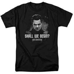 Star Trek - Mens Shall We Begin T-Shirt