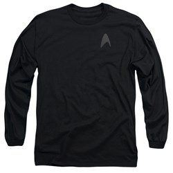 Star Trek - Mens Darkness Command Logo Longsleeve T-Shirt