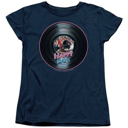 Happy Days - Womens On The Record T-Shirt