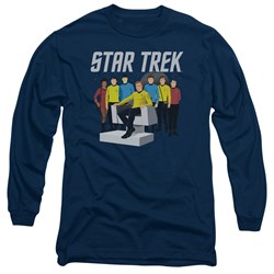 Star Trek - Mens Vector Crew Longsleeve T-Shirt