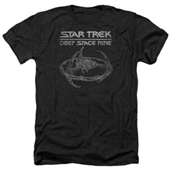 Star Trek - Mens Ds9 Station Heather T-Shirt