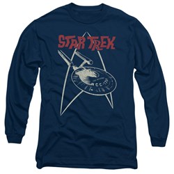 Star Trek - Mens Ship Symbol Longsleeve T-Shirt