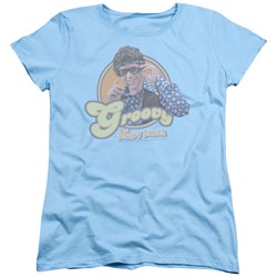 Cbs - Brady Bunch / Groovy Greg Womens T-Shirt In Light Blue
