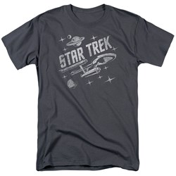 Star Trek - Mens Through Space T-Shirt