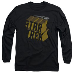 Star Trek - Mens 3D Logo Longsleeve T-Shirt