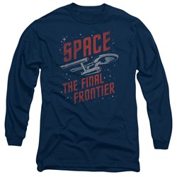 Star Trek - Mens Space Travel Longsleeve T-Shirt
