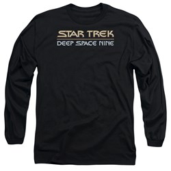 Star Trek - Mens Deep Space Nine Logo Long Sleeve T-Shirt