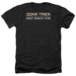Star Trek - Mens Deep Space Nine Logo Heather T-Shirt
