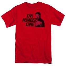 Star Trek - St: Next Gen / I'M Number One Adult T-Shirt In Red