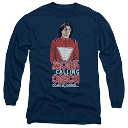 Mork & Mindy - Mens Come In Orson Long Sleeve T-Shirt