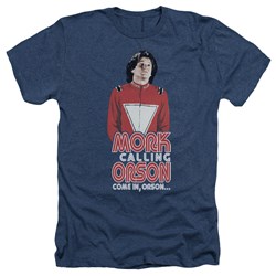 Mork & Mindy - Mens Come In Orson Heather T-Shirt