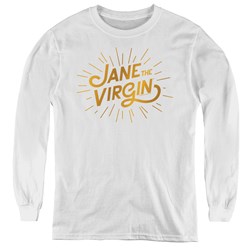 Jane The Virgin - Youth Golden Logo Long Sleeve T-Shirt