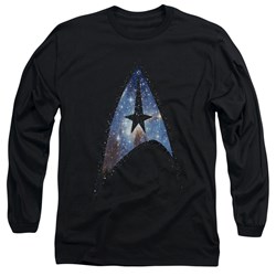 Star Trek - Mens Galactic Shield Long Sleeve T-Shirt