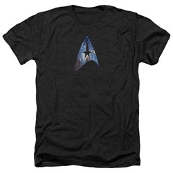 Star Trek - Mens Galactic Shield Heather T-Shirt