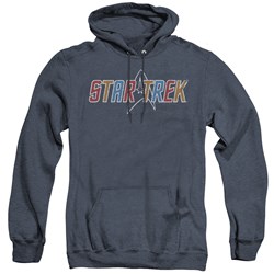 Star Trek - Mens Multi Colored Logo Hoodie